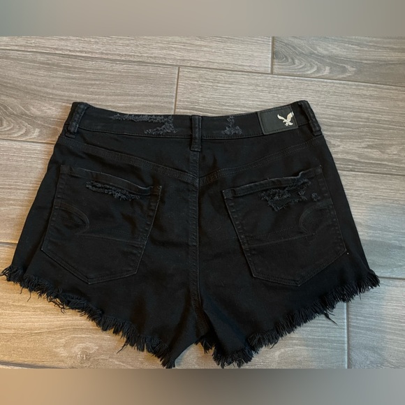 AE American Eagle Vintage Hi-Rise Festival Black Shorts, Distressed—Size 4••• - Picture 5 of 12
